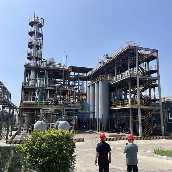 日處理100噸廢油減壓蒸餾基礎油裝置